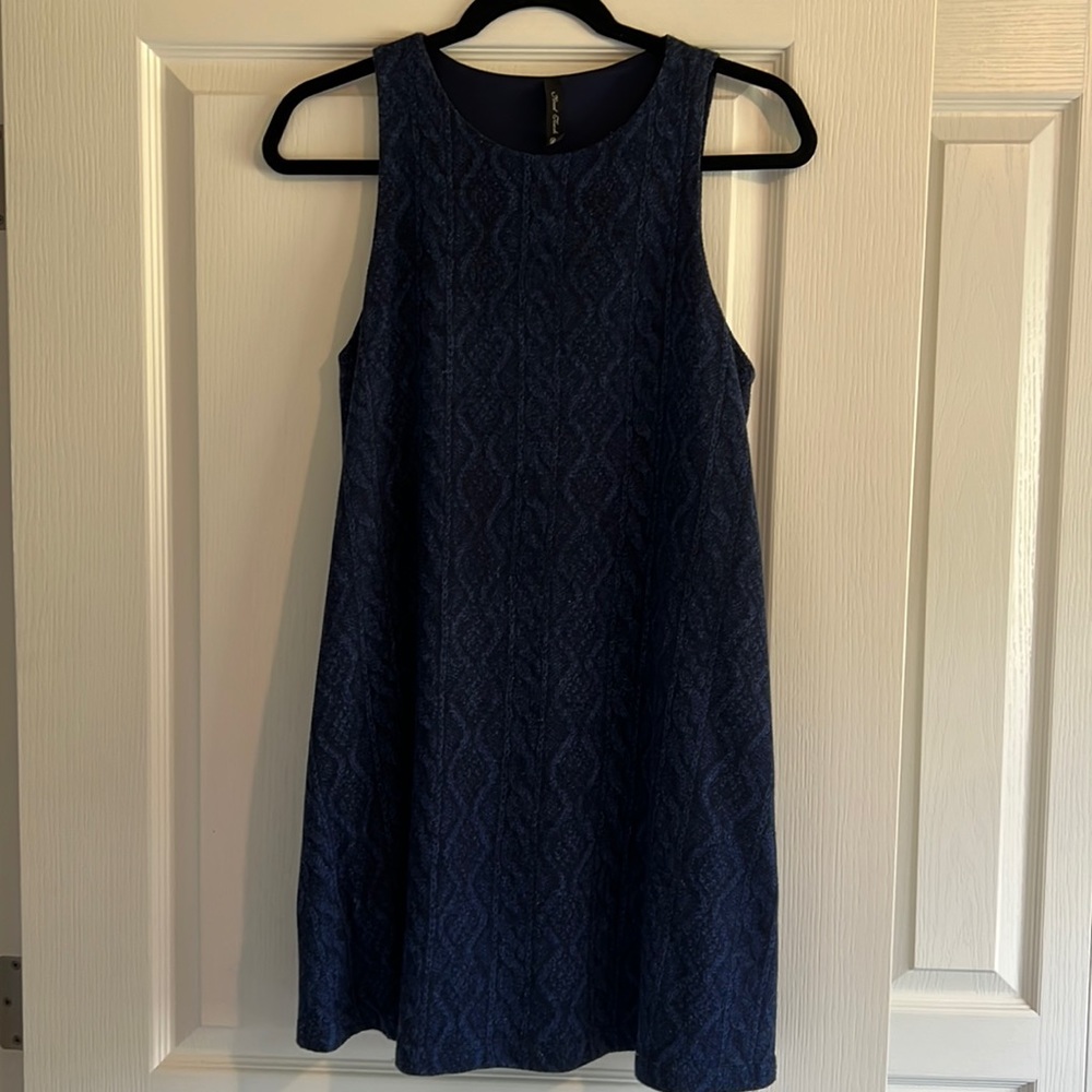 Navy Blue Sleeveless Mini Dress Size Medium